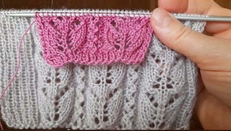 3 Boyutlu Yapraklardan Kabartmalı Yelek Örneği