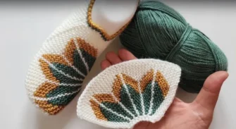 Çok Havalı Çeyizlik Yelpaze Patik Modeli