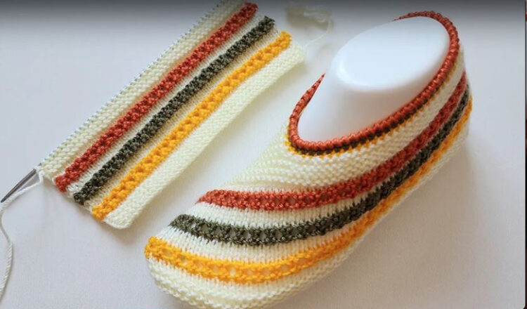 Parça İplerden Dikiş Gerektirmeyen Patik Modeli