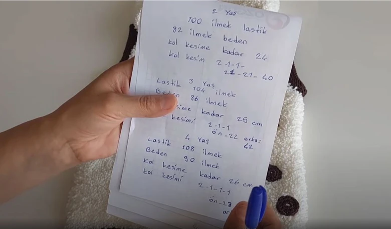 Sıcacık Panda Bebek Yelek Yapılışı 2