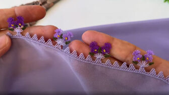 Yeni Tasarım Bohçalık Ağır Duran İğne Oyası Modeli