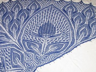 Hannelore shawl iki laleli sis orgu sal yapilisi 2
