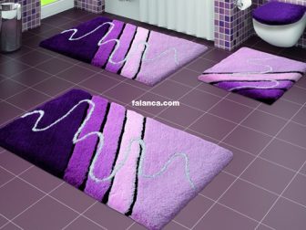 Lila banyo paspas modelleri
