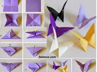 amigurumi kelebek katlama yapimi 1