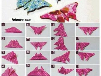 amigurumi kelebek katlama yapimi 2