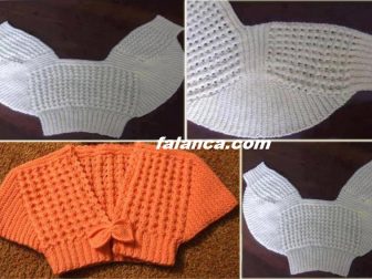 anlatimli orgu bebek elbise 0