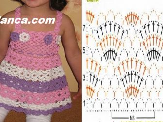 anlatimli orgu bebek elbise 00