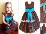 anlatimli orgu bebek elbise 44