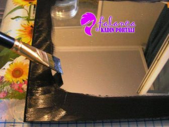 ayna suslemek ahsap boyama