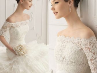 dantel gelinlik yine moda 61