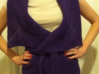 dikdortgen kolay yelek yapilisi