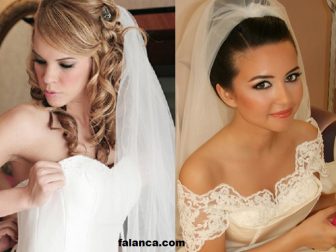 duvakli gelin saci modelleri