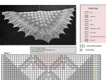 ethereal triangular shawl
