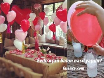 Evde uçan balon yapımı