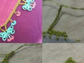 fiyonklu cicek oya yapilisi