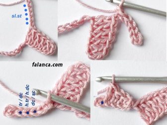 kalp bebek battaniye yapilisi