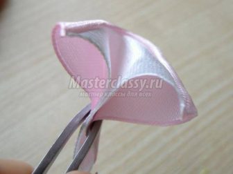 kanzashi cicegi yapimi 1