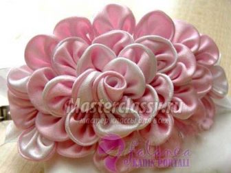 kanzashi cicegi yapimi 8