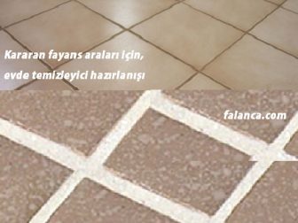 Fayans aralarını temizleyen ev yapımı temizleyici