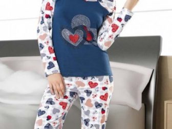 kislik bayan pijama takimlari 4