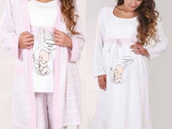 kislik hamile pijama gecelik