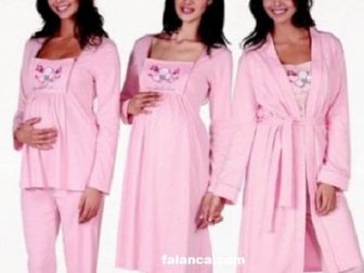 kislik hamile pijama gecelik 9
