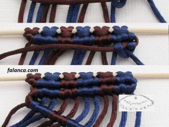 makrome alti iple boncuklu bileklik yapimi 01