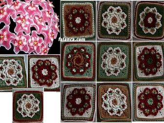 mum cicegi bebek battaniyesi yapilisi 2