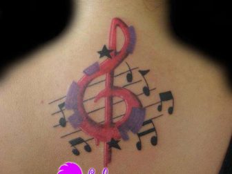 muzik anahtari dovme