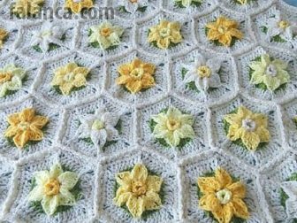 papatyali bebek battaniyesi 1