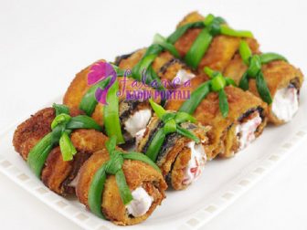 Yoğurtlu Patlıcan Sarma