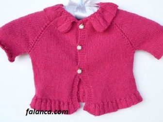 pileli orgu bebek bolero