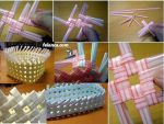 pipetlerden sepet yapimi