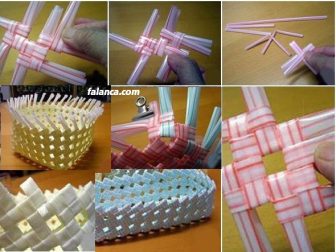 pipetlerden sepet yapimi