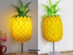 plastik kasiklardan ananas gece lambasi yapimi 1
