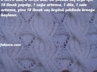 sac orgu yelek yapilisi 1