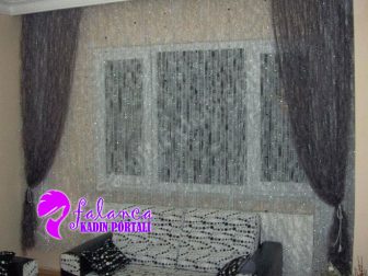 Sakallı ipten perde yapılışı