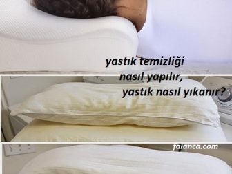 sararan yastik nasil temizlenir 1