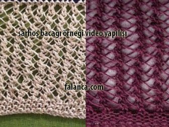 Sarhoş Bacağı Örneği Yapılışı