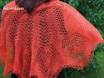 semicircular shawl yarim daire sal anlatimli