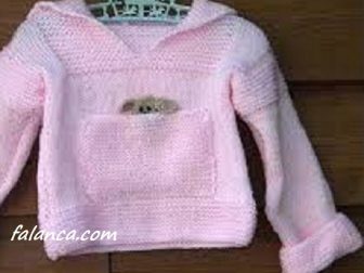 suveter ve yelek bebek örgü modelleri 1