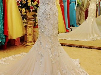 tasli piriltili gelinlik modelleri 6