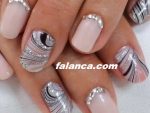 tirnak susleme frenc modelleri 1015 tasli