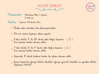 vecihi sapkasi yapilisi 2