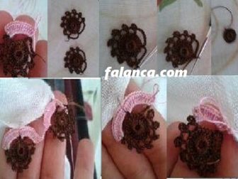 yazma kenari cicek oyasi yapilisi1