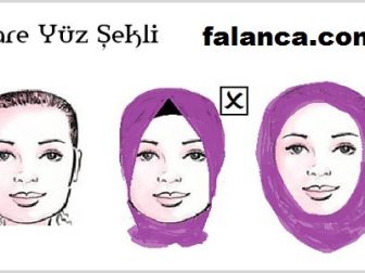 yuz sekillerine gore esarp baglama 1